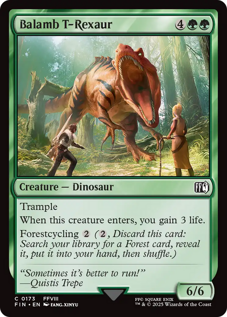 {@C} Balamb T-Rexaur [FINAL FANTASY][FIN 173]