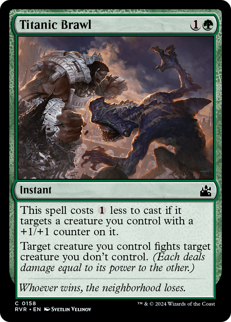 {C} Titanic Brawl [Ravnica Remastered][RVR 158]