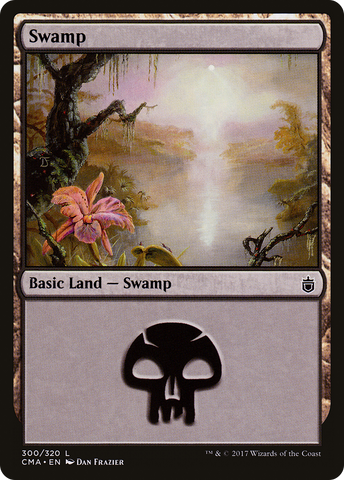 {B}[CMA 300] Swamp (300) [Commander Anthology]