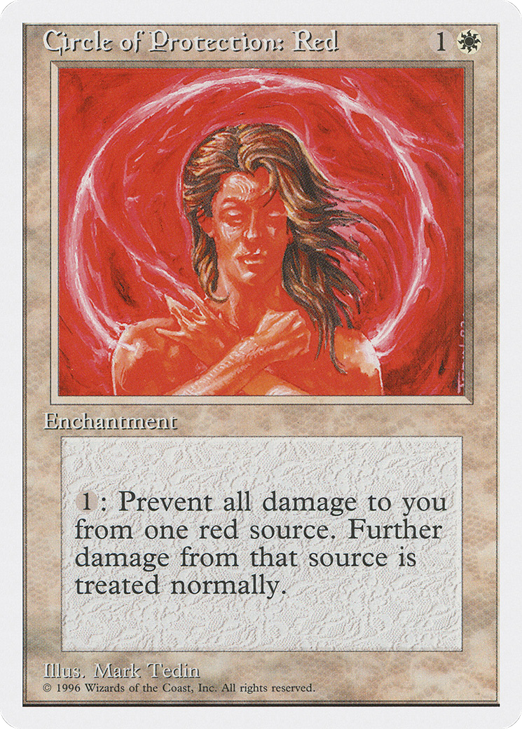 {C} Circle of Protection: Red [Introductory Two-Player Set][ITP 003]