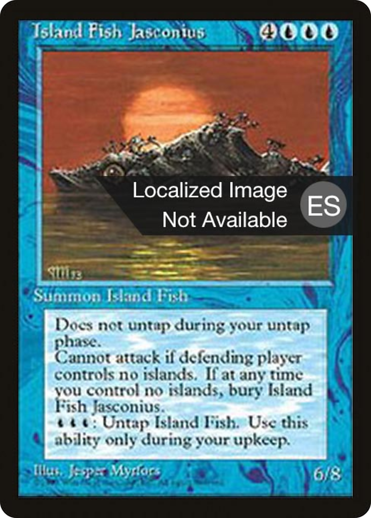 {F} Island Fish Jasconius [Fourth Edition (Foreign Black Border)][FBB 4ED 078]