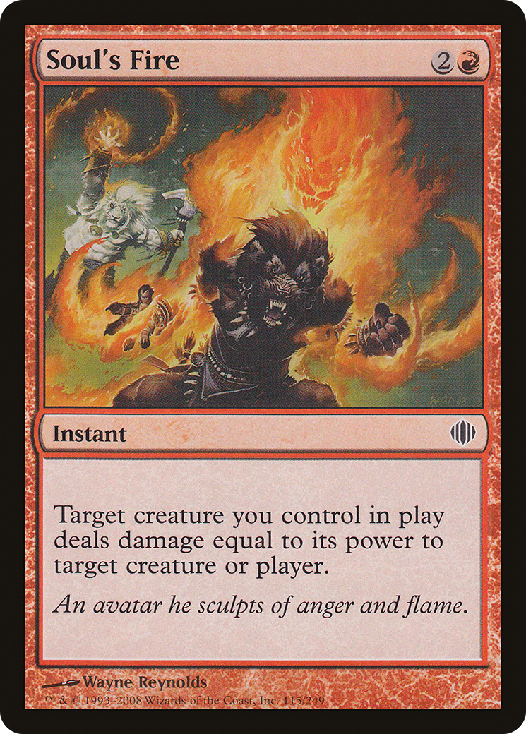 {C} Soul's Fire [Shards of Alara][ALA 115]