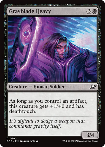 {@@ EOE C} Gravblade Heavy [Edge of Eternities][EOE 102]