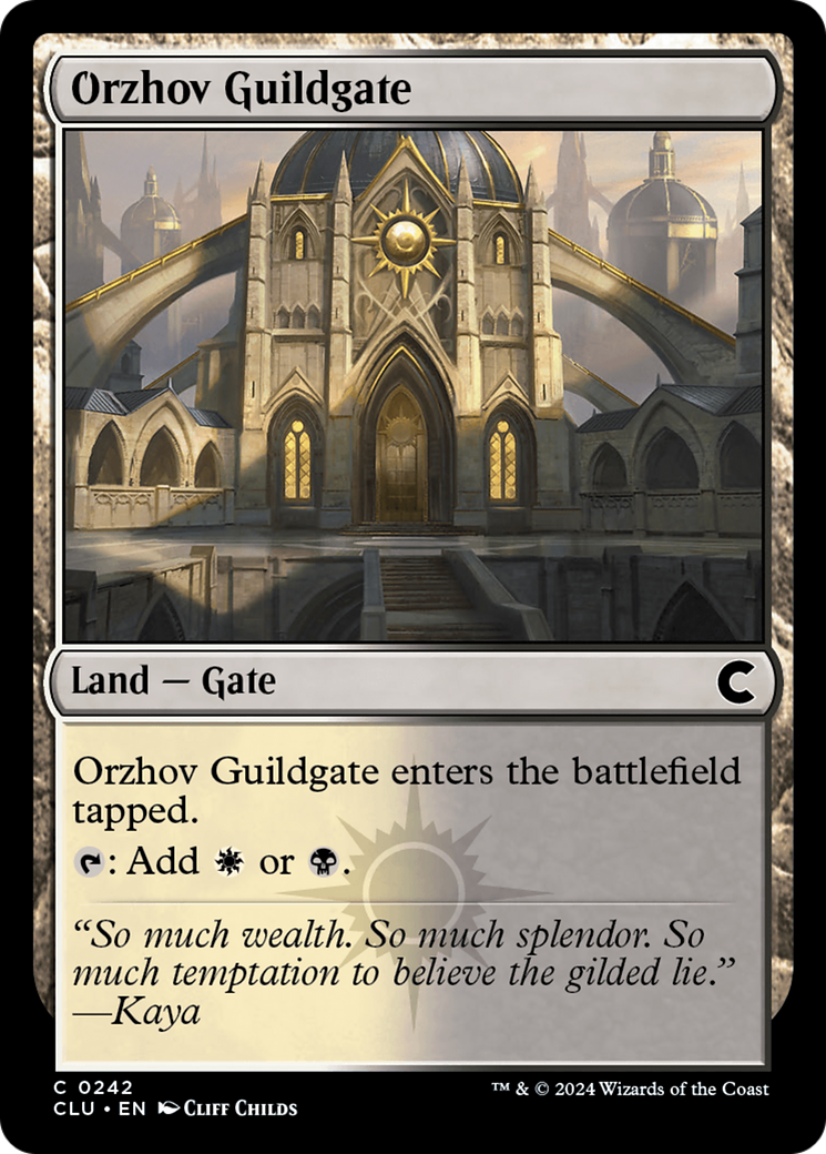 {C} Orzhov Guildgate [Ravnica: Clue Edition][CLU 242]