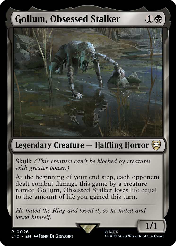 {R} Gollum, Obsessed Stalker [The Lord of the Rings: Tales of Middle-Earth Commander][LTC 026]
