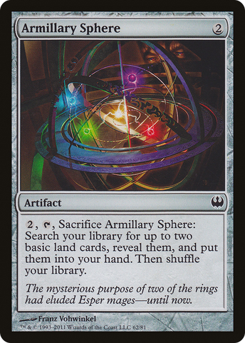 {C} Armillary Sphere [Duel Decks: Knights vs. Dragons][DDG 062]