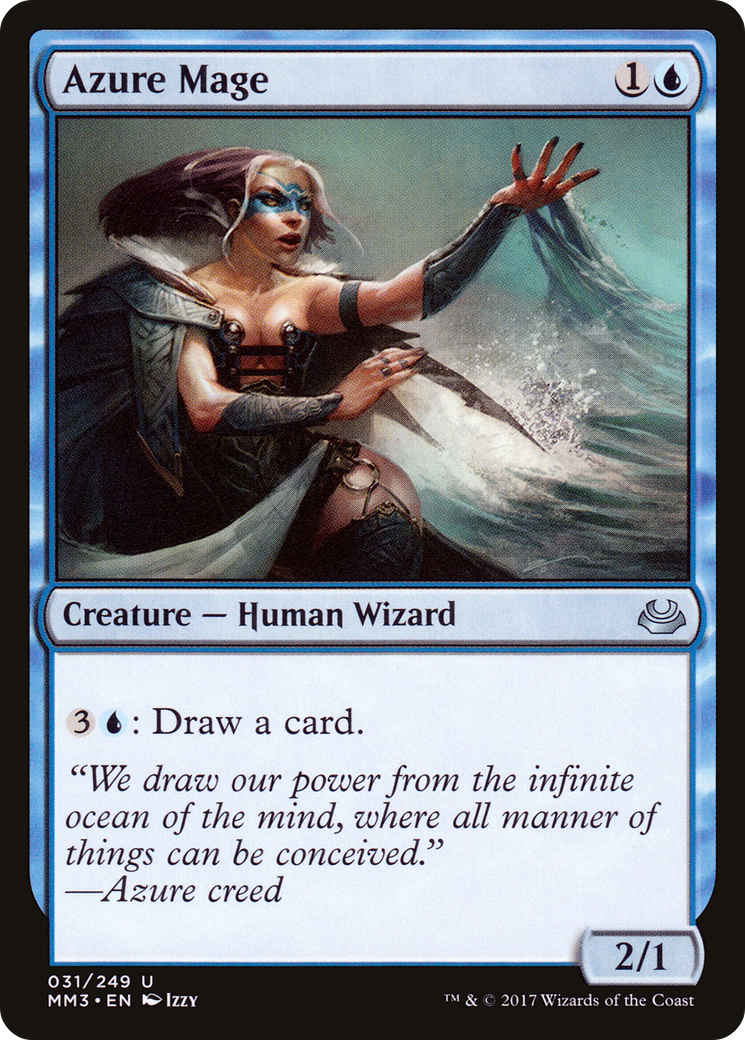 {C} Azure Mage [Modern Masters 2017][MM3 031]