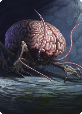 {A} Intellect Devourer Art Card (Gold-Stamped Signature) [Commander Legends: Battle for Baldur's Gate Art Series][GS ACLB 020]