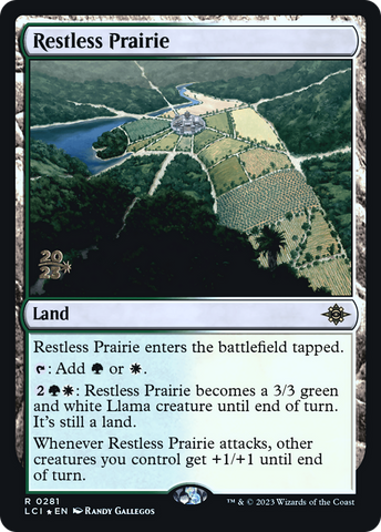 {@R} Restless Prairie [The Lost Caverns of Ixalan Prerelease Cards][PR LCI 281]
