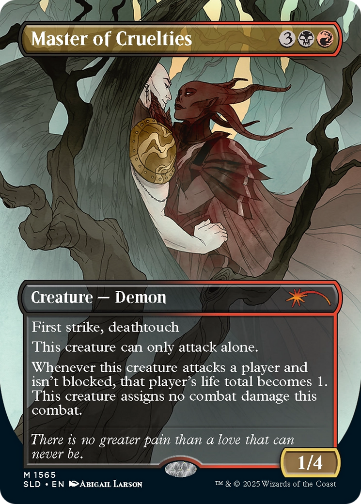 Master of Cruelties [SLD-1565]  (Borderless) Foil
