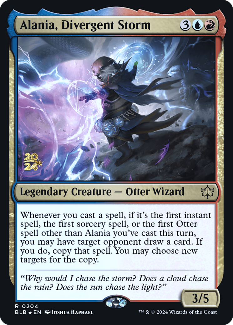 {@R} Alania, Divergent Storm [Bloomburrow Prerelease Promos][PR BLB 204]