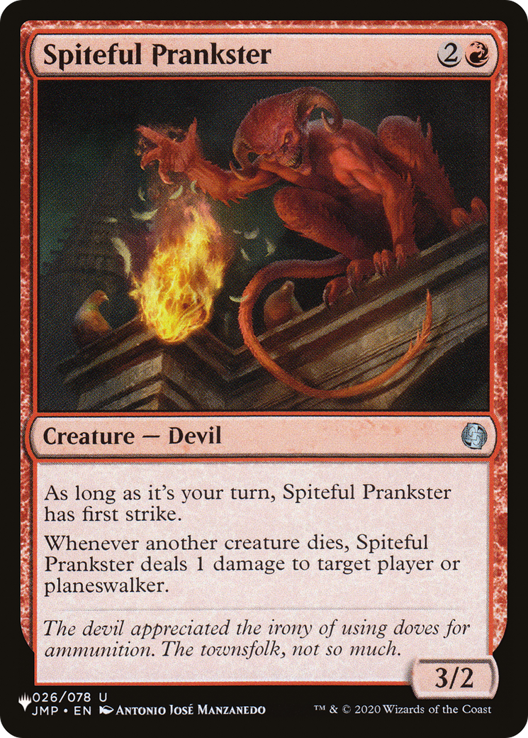 Spiteful Prankster [LIST JMP-26]