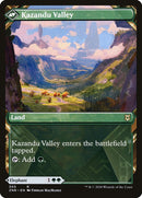 {R} Kazandu Mammoth // Kazandu Valley (Showcase) [Zendikar Rising][ZNR 305]