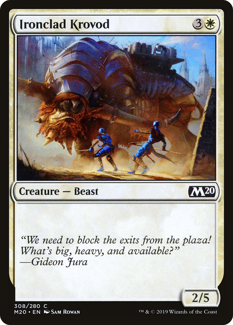 {C} Ironclad Krovod [Core Set 2020][M20 308]