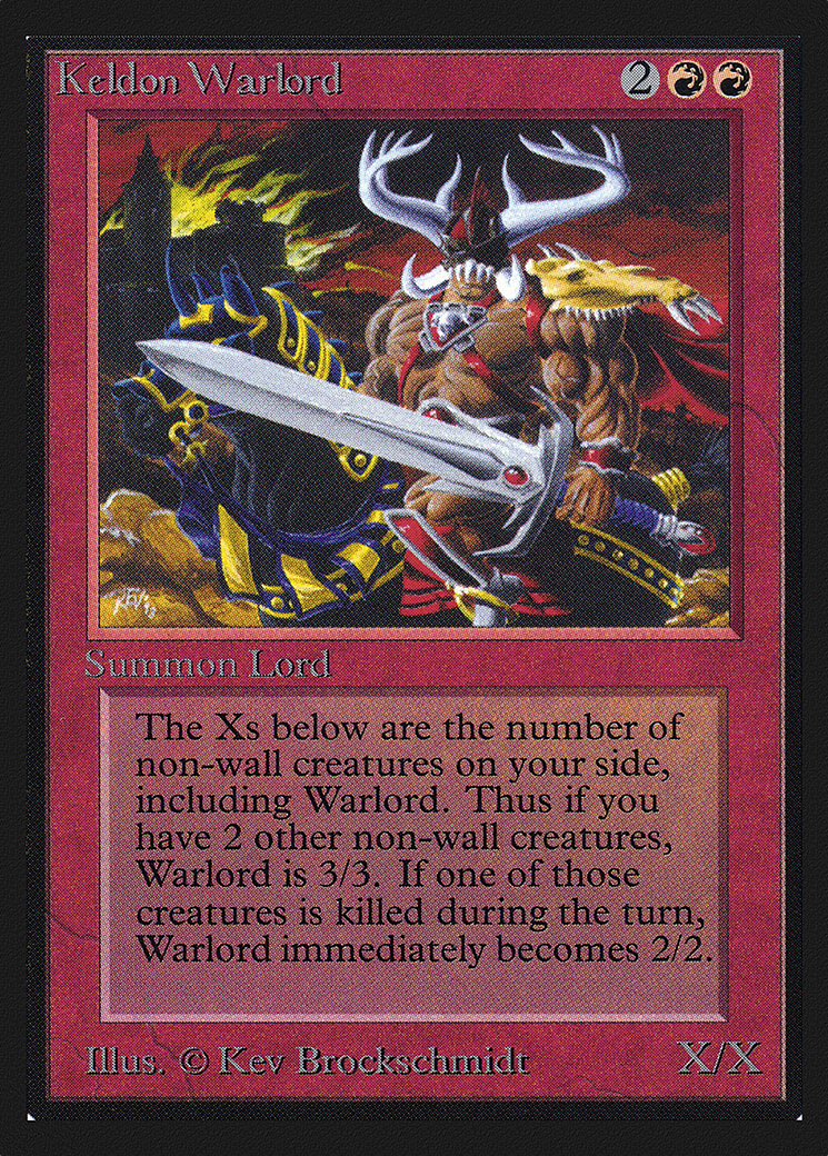 {C} Keldon Warlord [Collectorsâ Edition][GB CED 161]