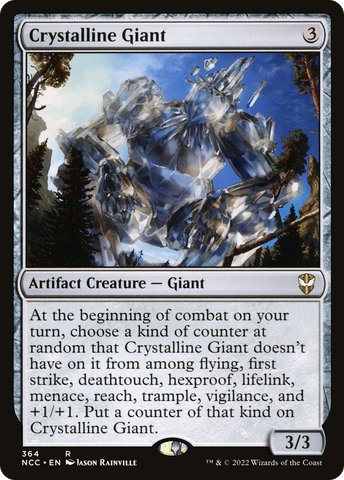 {R} Crystalline Giant [Streets of New Capenna Commander][NCC 364]
