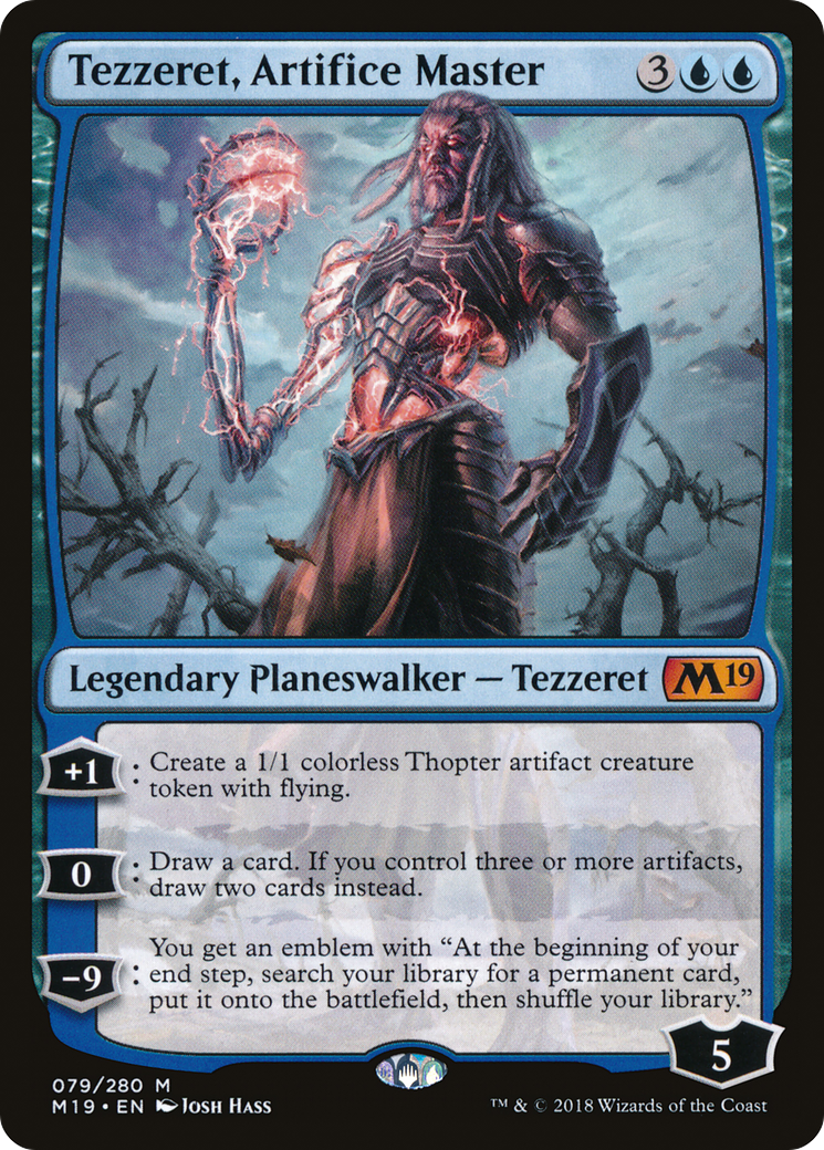 {R} Tezzeret, Artifice Master [Core Set 2019][M19 079]