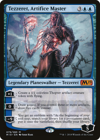 {R} Tezzeret, Artifice Master [Core Set 2019][M19 079]