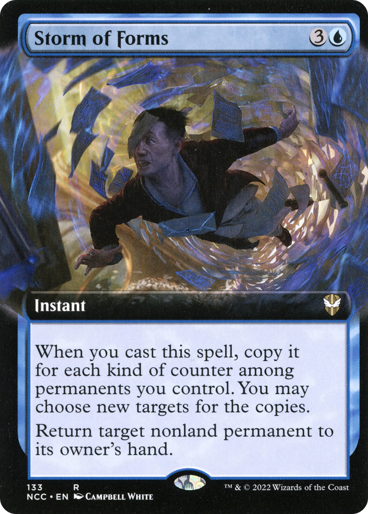 {R} Storm of Forms (Extended Art) [Streets of New Capenna Commander][NCC 133]