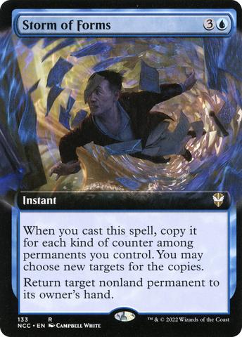 {R} Storm of Forms (Extended Art) [Streets of New Capenna Commander][NCC 133]
