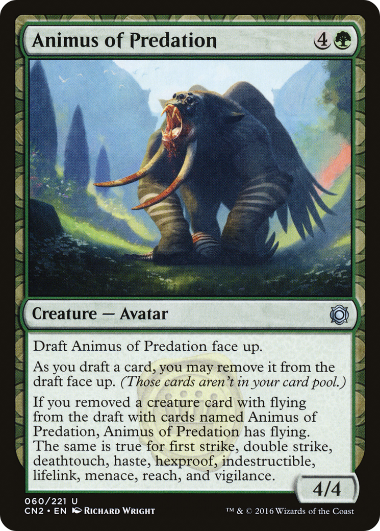 {C} Animus of Predation [Conspiracy: Take the Crown][CN2 060]