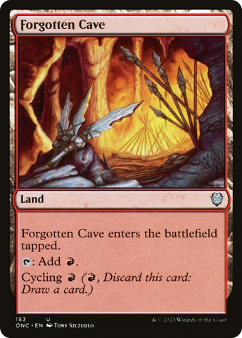 {C} Forgotten Cave [Phyrexia: All Will Be One Commander][ONC 153]