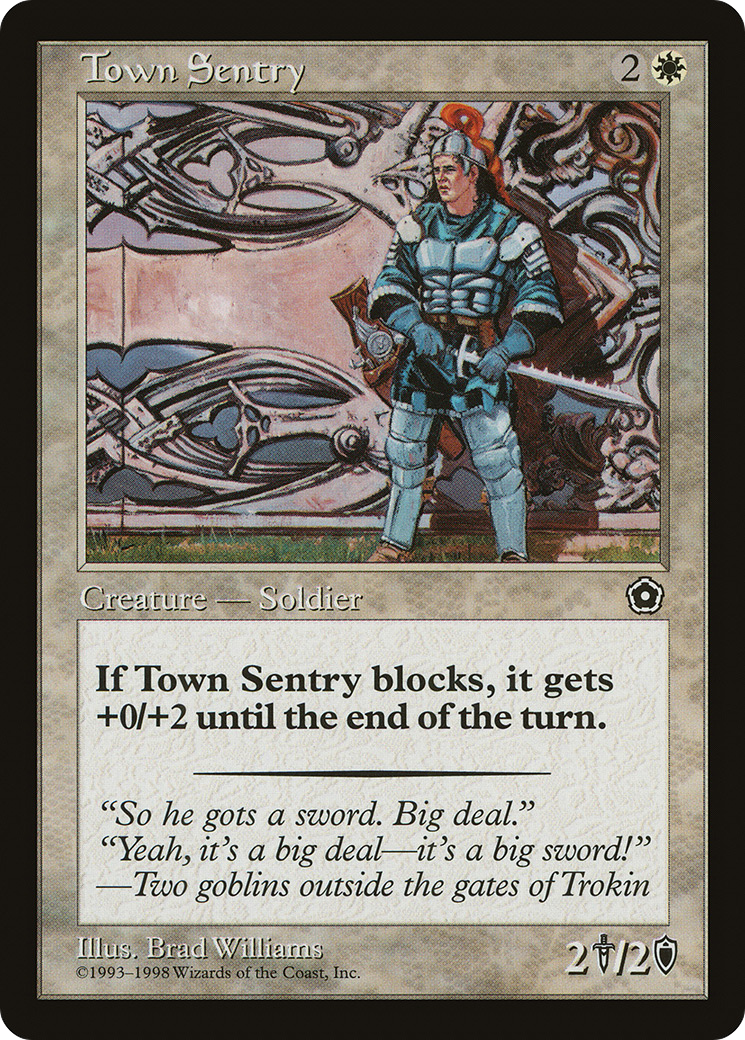 {C} Town Sentry [Portal Second Age][PO2 025]