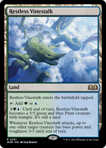 {@R} Restless Vinestalk [Wilds of Eldraine][WOE 261]
