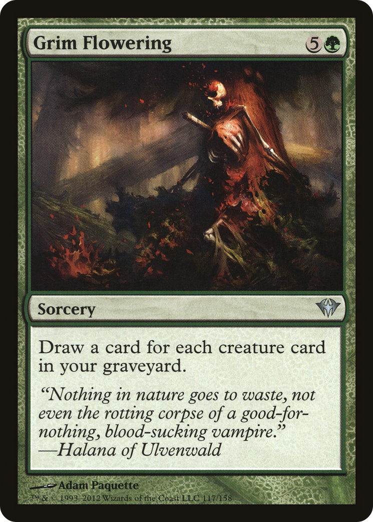 {C} Grim Flowering [Dark Ascension][DKA 117]