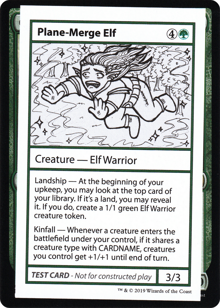 {R} Plane-Merge Elf (2021 Edition) [Mystery Booster Playtest Cards][CMB1 083]