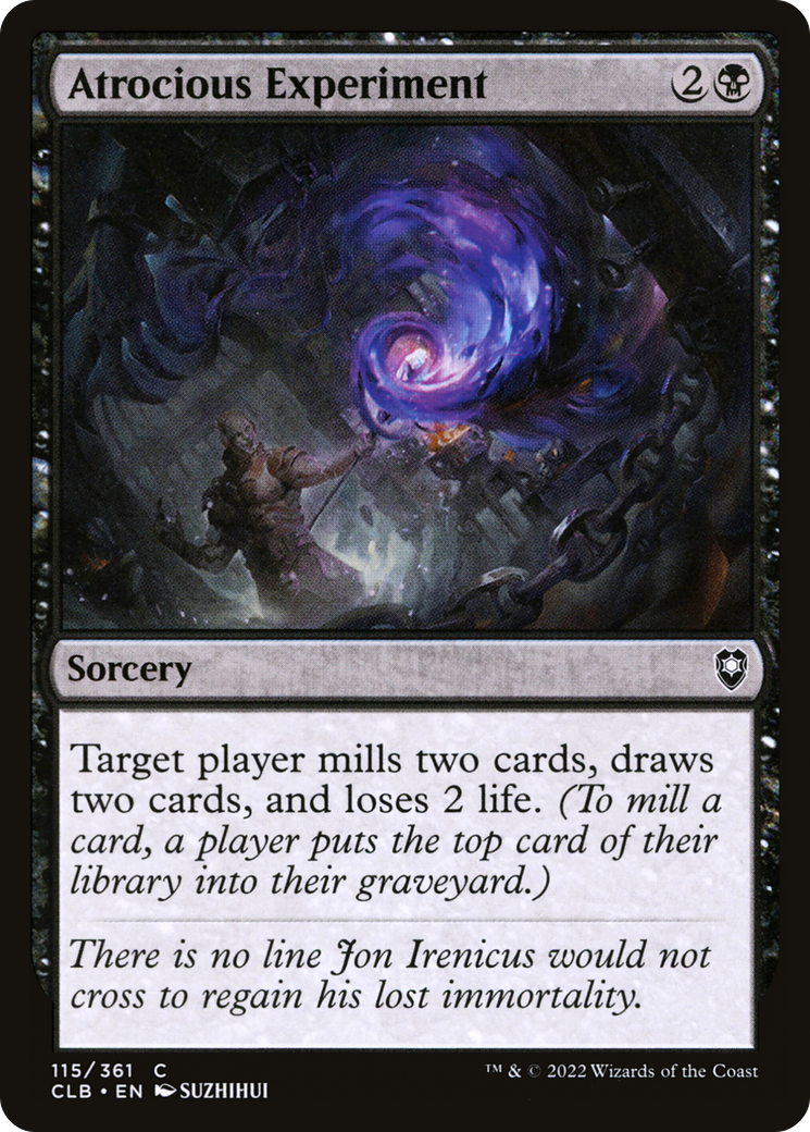{C} Atrocious Experiment [Commander Legends: Battle for Baldur's Gate][CLB 115]