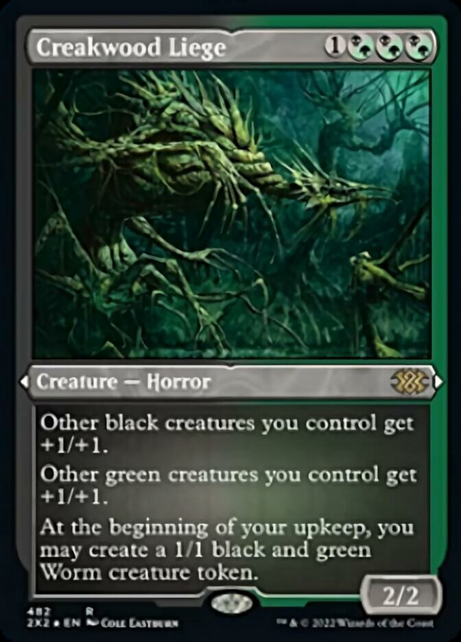 {R} Creakwood Liege (Foil Etched) [Double Masters 2022][2X2 482]