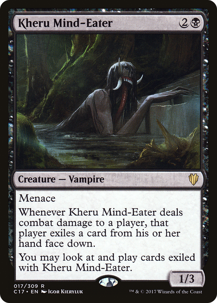{R} Kheru Mind-Eater [Commander 2017][C17 017]
