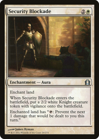 {C} Security Blockade [Return to Ravnica][RTR 020]