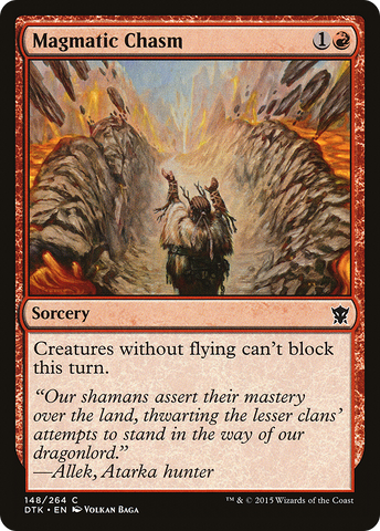 {C} Magmatic Chasm [Dragons of Tarkir][DTK 148]