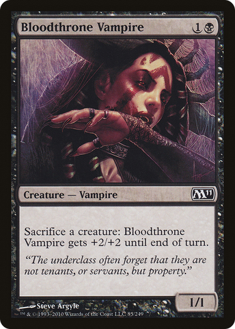 {C} Bloodthrone Vampire [Magic 2011][M11 085]