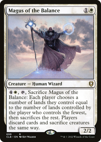 {R} Magus of the Balance [Commander Legends: Battle for Baldur's Gate][CLB 699]