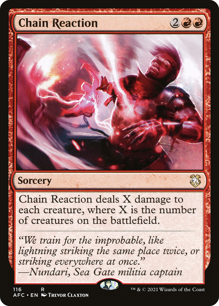 {R} Chain Reaction [Dungeons & Dragons: Adventures in the Forgotten Realms Commander][AFC 116]