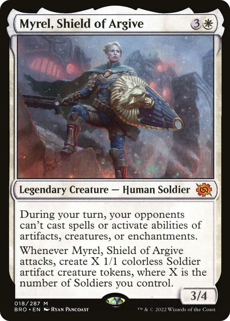 {R} Myrel, Shield of Argive [The Brothers' War][BRO 018]