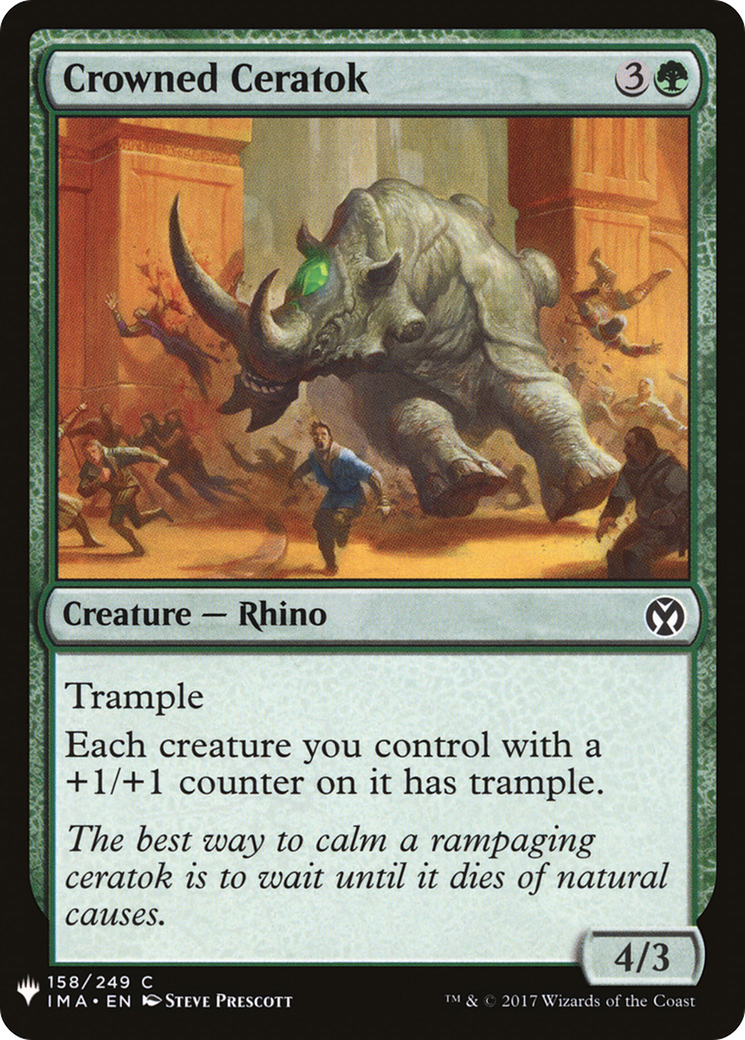 {C} Crowned Ceratok [Mystery Booster][LS IMA 158]