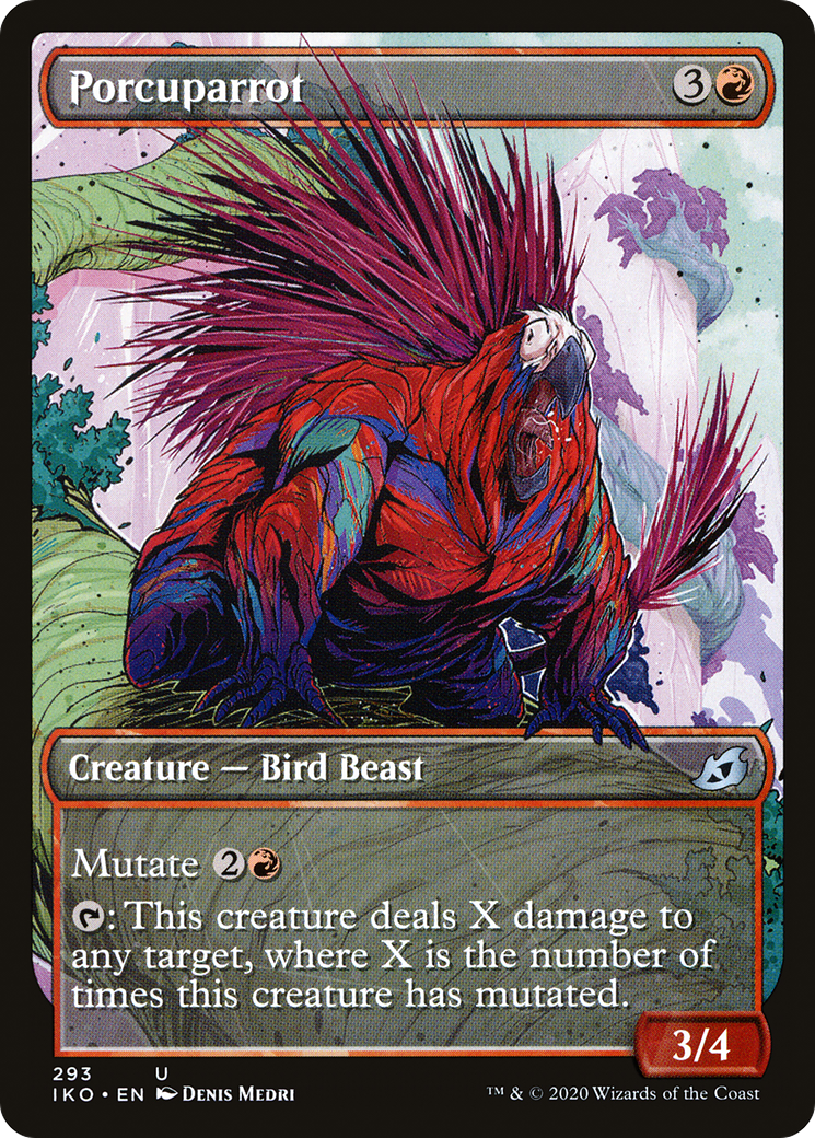 {C} Porcuparrot (Showcase) [Ikoria: Lair of Behemoths][IKO 293]