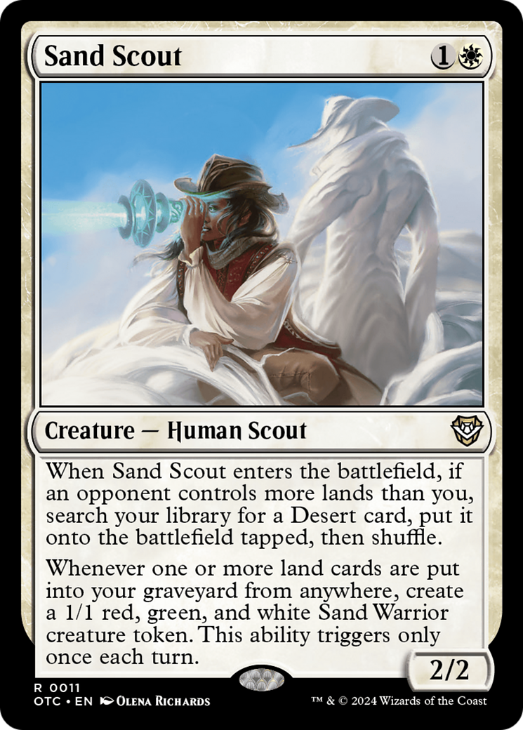 {R} Sand Scout [Outlaws of Thunder Junction Commander][OTC 011]