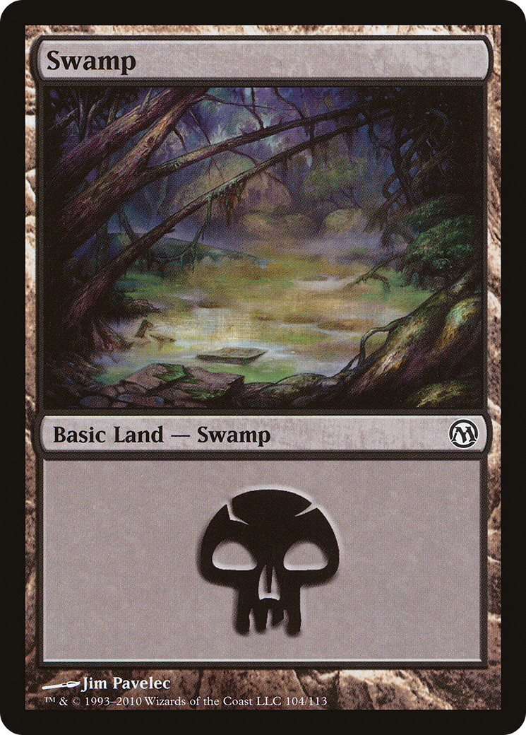 {B}[DPA 104] Swamp (104) [Duels of the Planeswalkers]