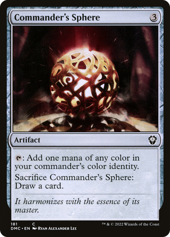 {C} Commander's Sphere [Dominaria United Commander][DMC 181]