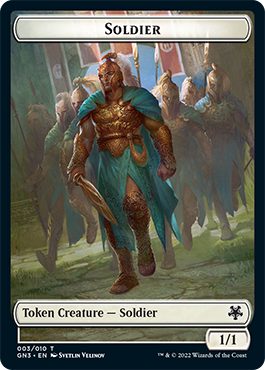 {T} Soldier // Drake Double-sided Token [Game Night 2022 Tokens][TGN3 005]
