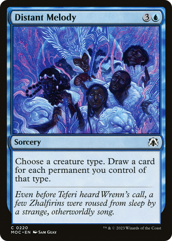 {C} Distant Melody [March of the Machine Commander][MOC 220]