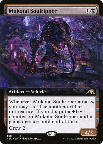 {R} Mukotai Soulripper (Extended Art) [Kamigawa: Neon Dynasty][NEO 458]