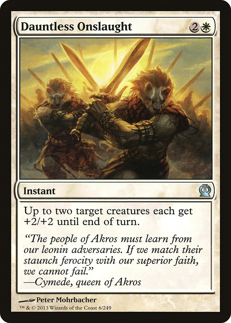 {C} Dauntless Onslaught [Theros][THS 006]