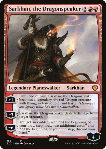 {R} Sarkhan, the Dragonspeaker [Starter Commander Decks][SCD 156]