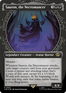 {R} Sauron, the Necromancer (Showcase) (Surge Foil) [The Lord of the Rings: Tales of Middle-Earth][LTR 802]
